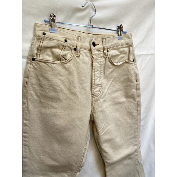 Happy Nature 27 cream high rise crop boot jeans - Picture 3 of 6